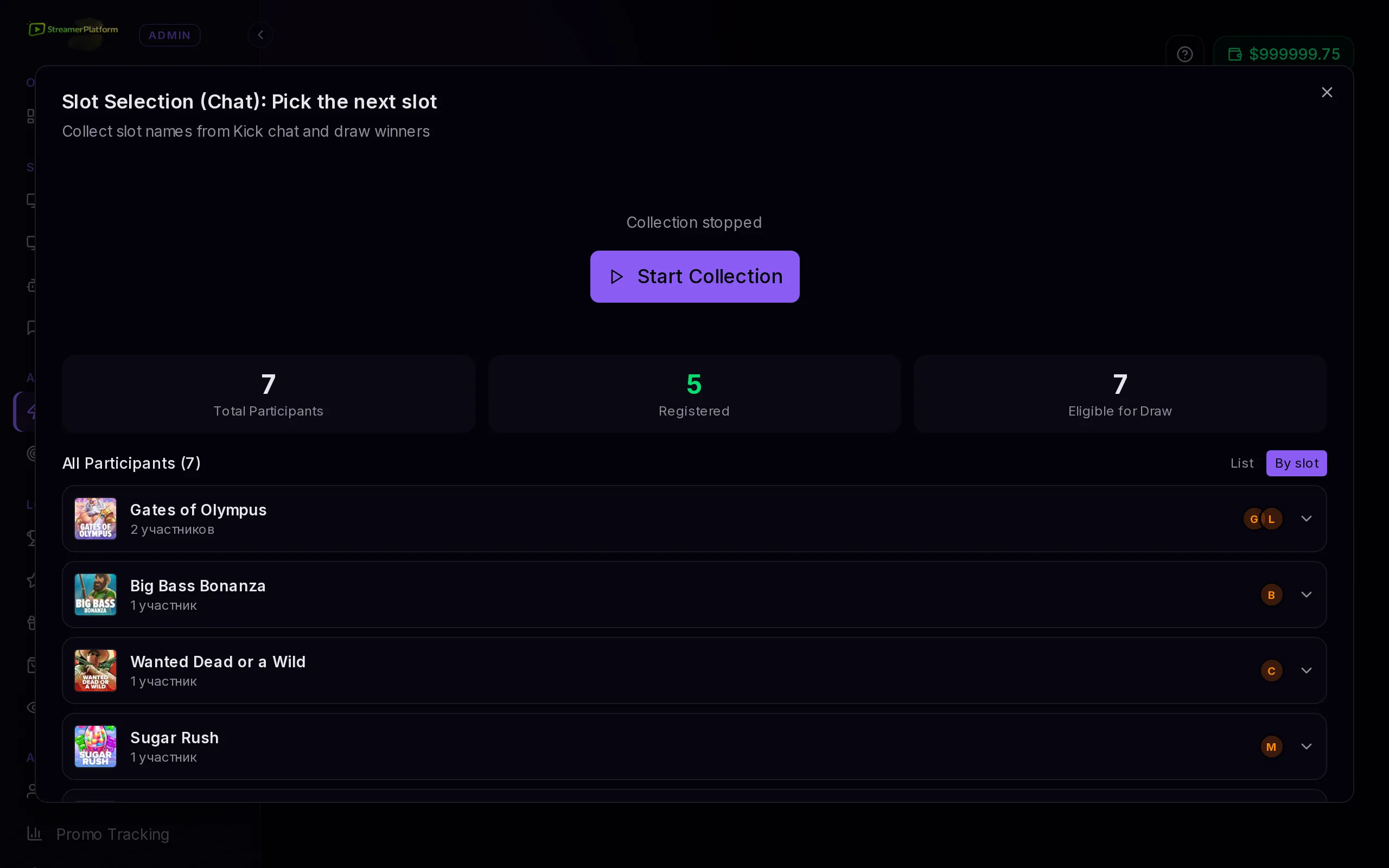 Slot picks straight from chat