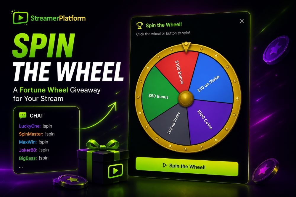 Spin the Wheel Widget: A Fortune Wheel Giveaway for Your Stream