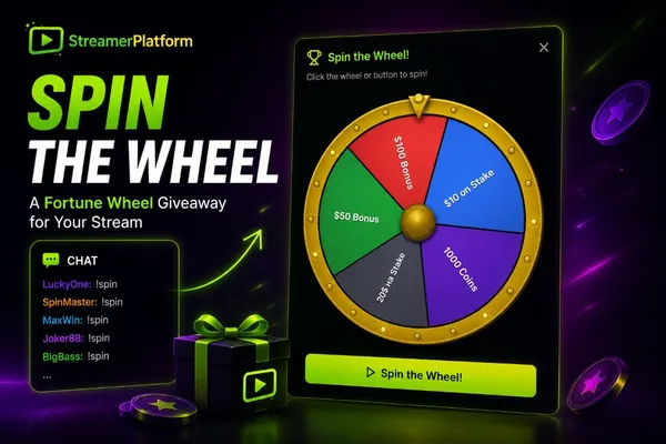 Spin the Wheel Widget: A Fortune Wheel Giveaway for Your Stream